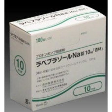 Рабепразол натрий таблетки 10 мг от язвы и Хеликобактер Пилори (Helicobacter pylori, Aciphex, Париет, Рабиет)