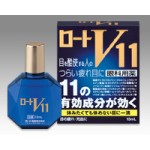 ГЛАЗНЫЕ КАПЛИ ROHTO V11 - 13 ml, 11 активных компонентов